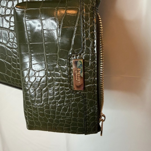 Gorgeous Dune London green faux crocodile embossed top handle bag - Picture 5 of 9